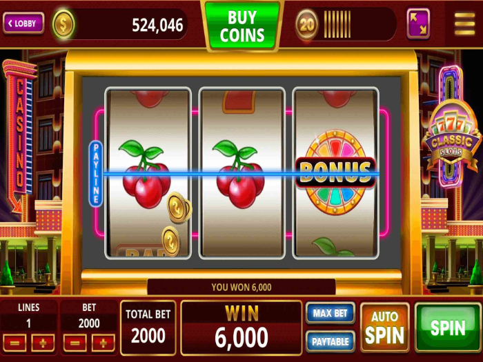 Slot game kiểu 3 hàng truyền thống